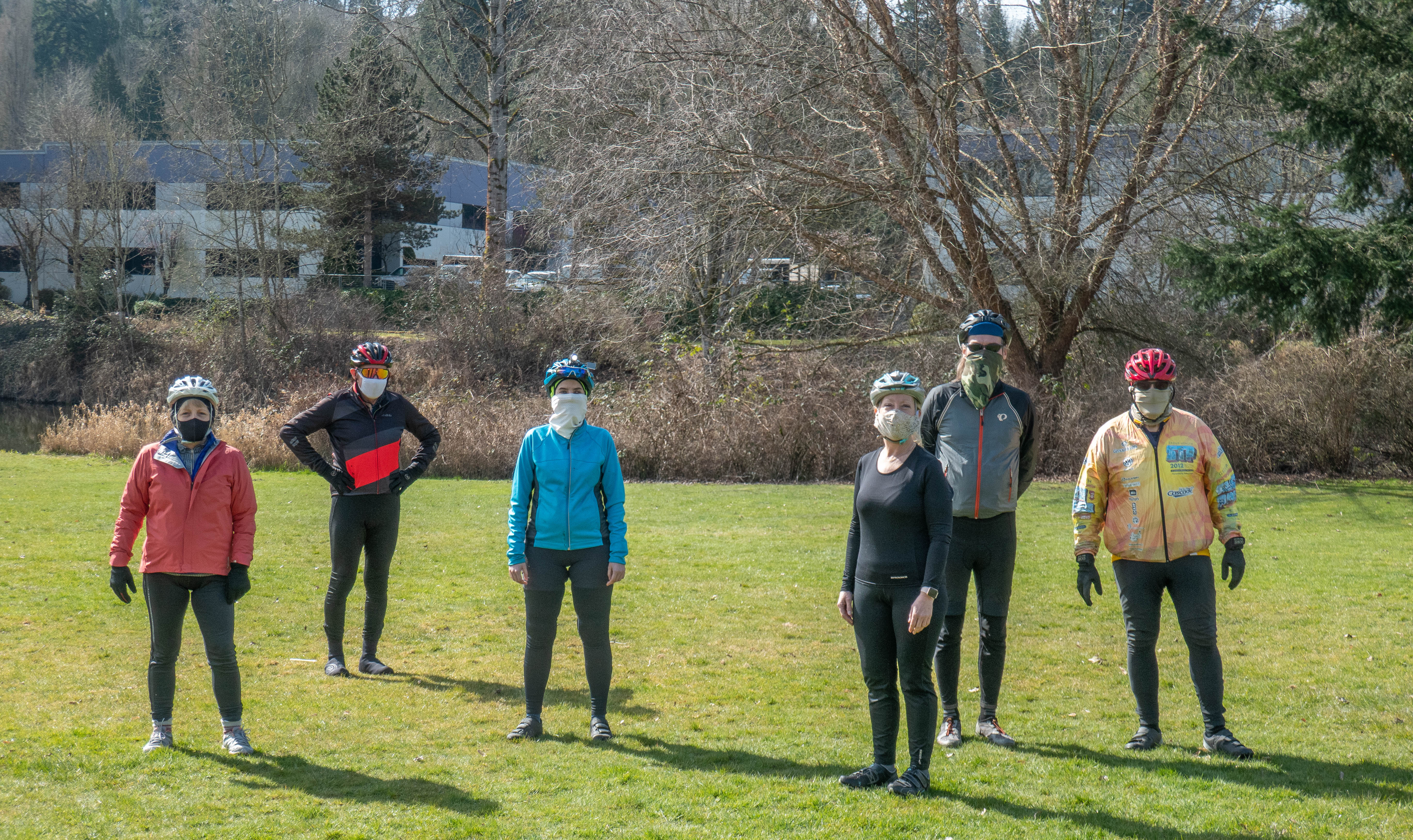 Group Photo at Wilmot Gateway Park in Woodinville, WA