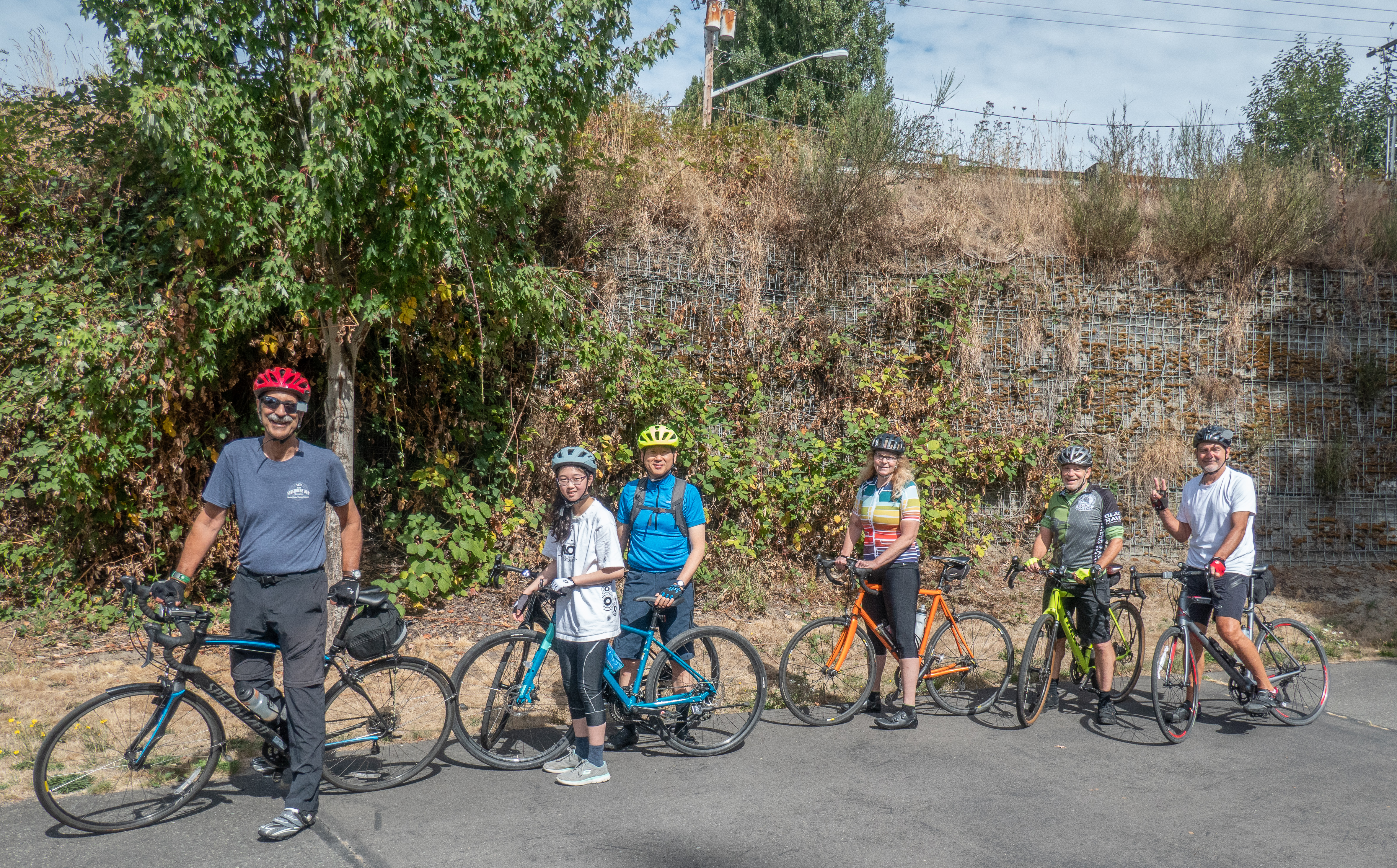 Group Photo at the Sammamish River Trail just off NE 124th St in Redmond, WA