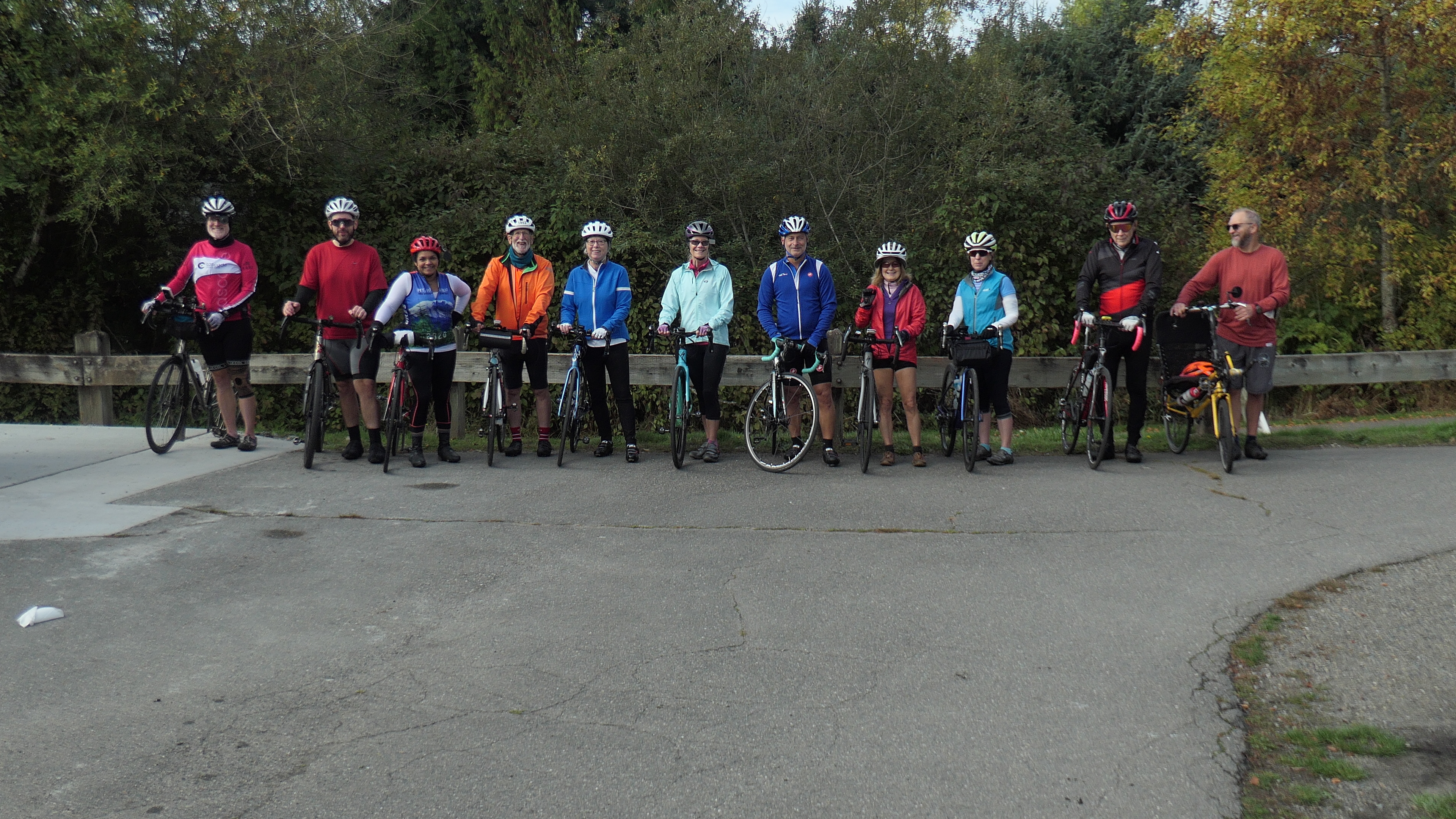 Group Photo in Woodinville, near the Sammamish River Trail