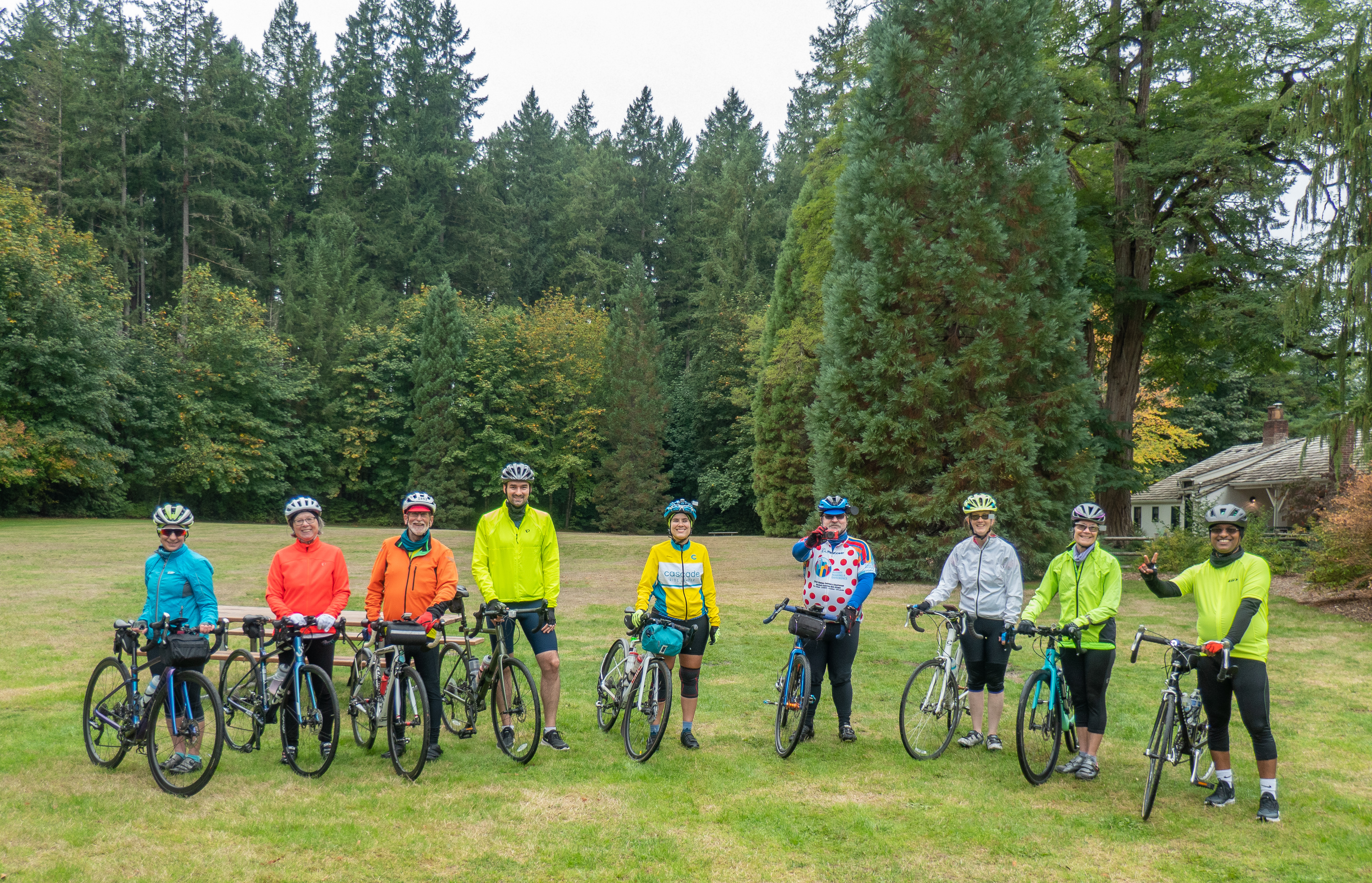 Group Photo at Farrell-McWhirter Park in Redmond, WA