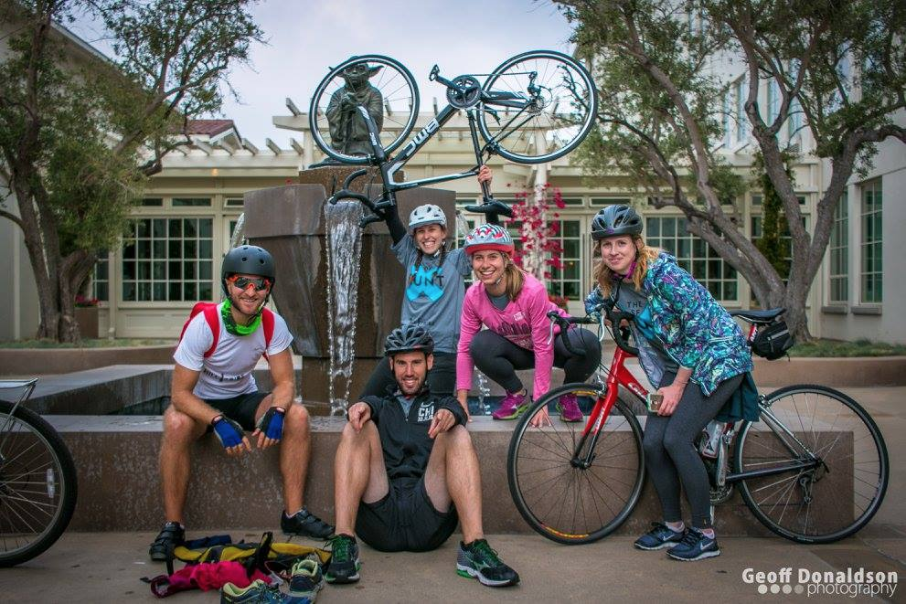 Solve riddles on your bike with your friends! Solve riddles on your bike with your friends!