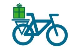 Gift on back of Bike